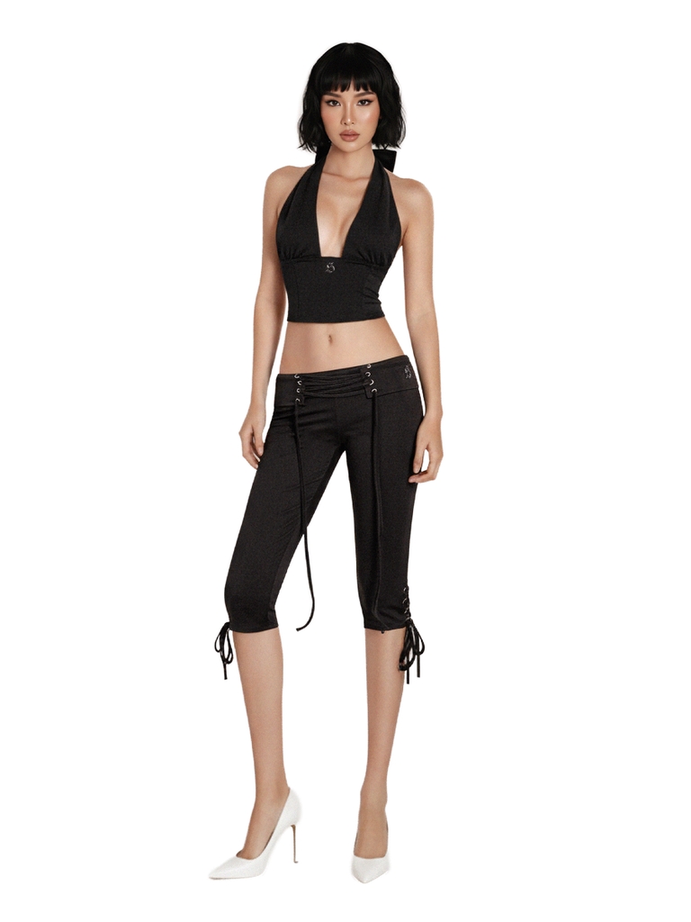 SISTERS Quần lửng lưng đan dây Gwendolyn