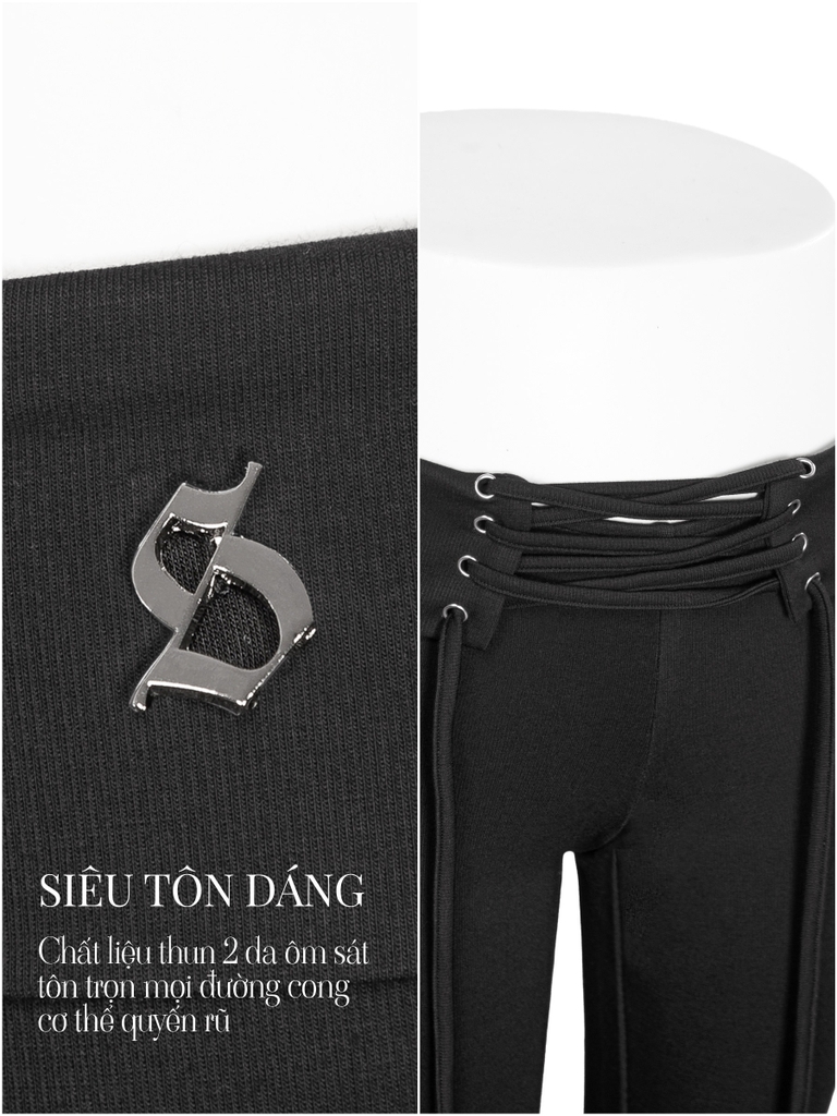 SISTERS Quần lửng lưng đan dây Gwendolyn