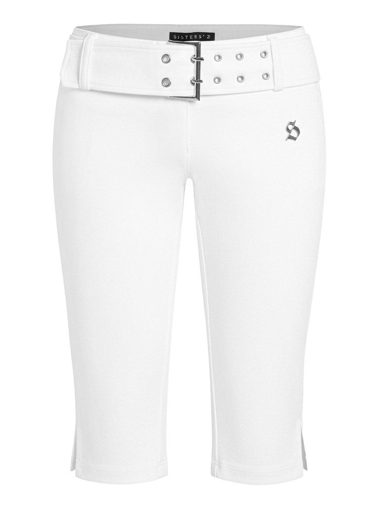 SISTERS Quần lửng kèm belt Camille - Trắng