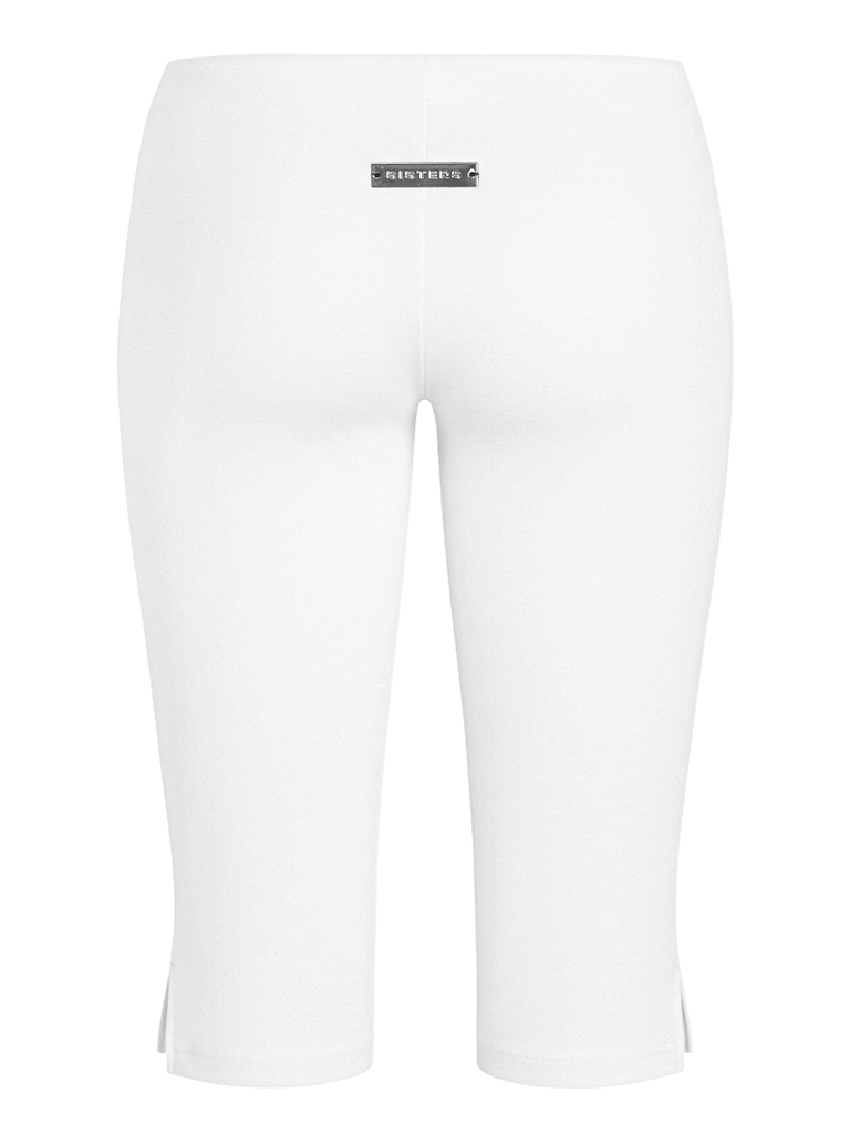 SISTERS Quần lửng kèm belt Camille - Trắng