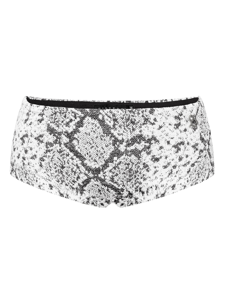 SISTERS Quần đùi mini short len da rắn Azalea