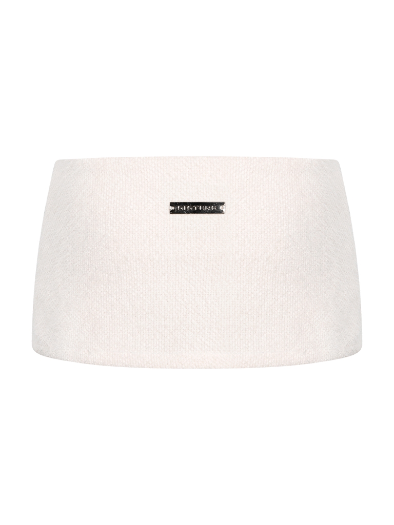 SISTERS Set áo váy len lông thỏ Chloe - Trắng kem