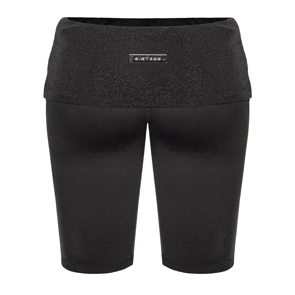 SISTERS Set áo yếm quần lửng lưng lật ánh kim Maisie