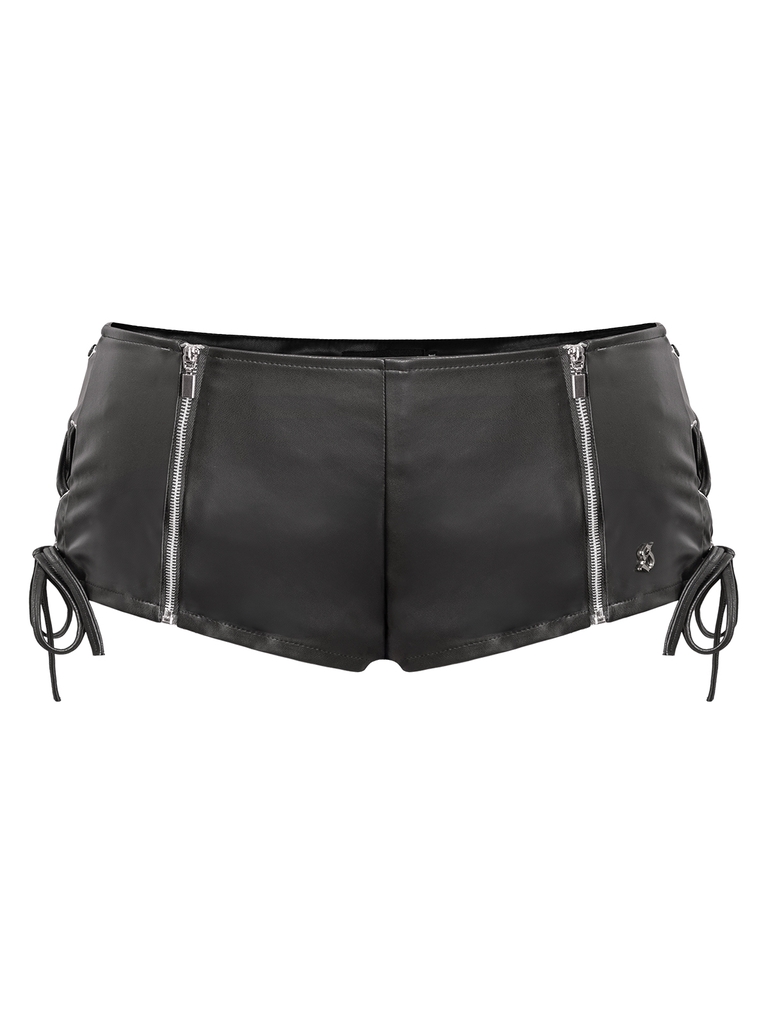 SISTERS Set áo hai dây quần mini short da Isism