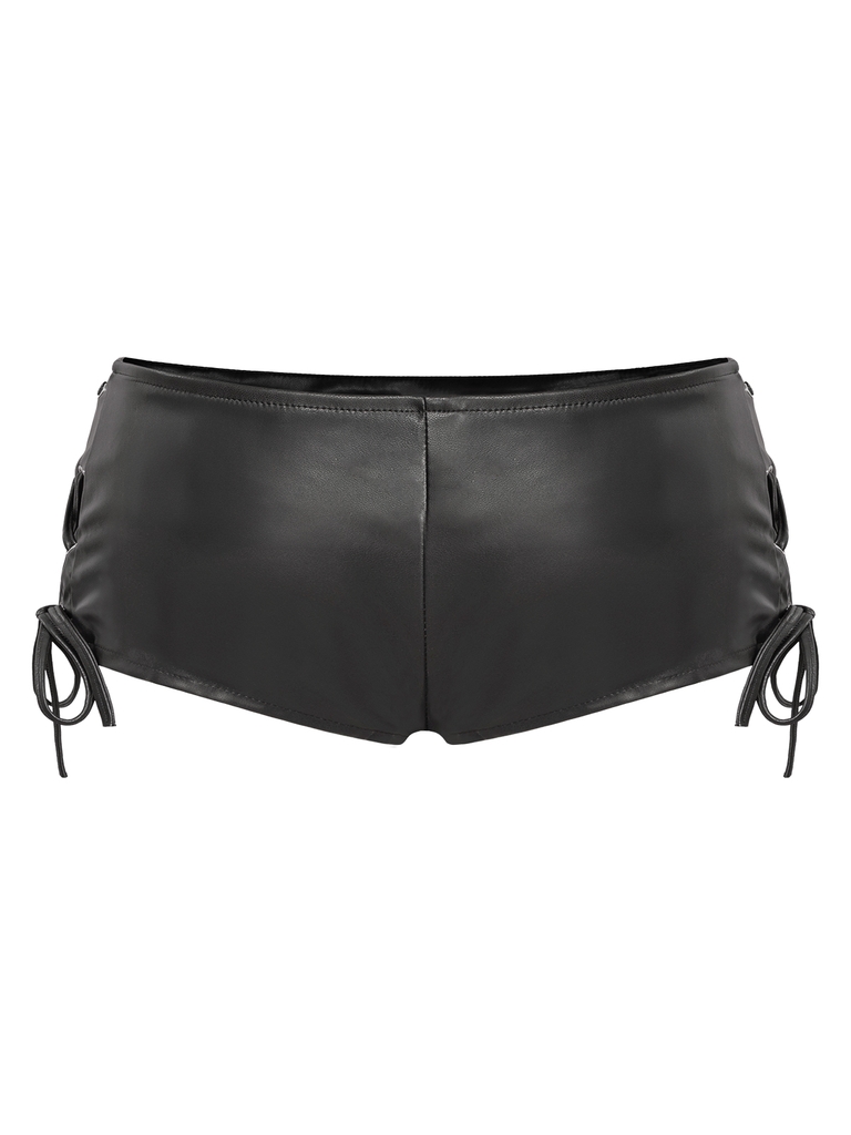 SISTERS Set áo hai dây quần mini short da Isism