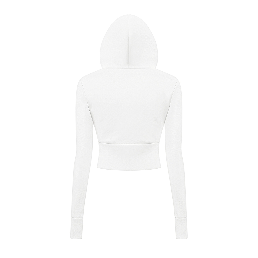 SISTERS Set áo khoác quần dài lưng lật ép đá Caspian - Trắng