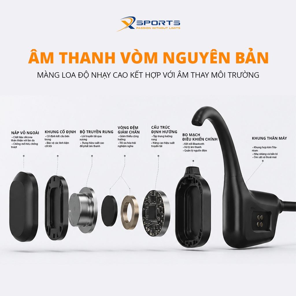 TAI NGHE THỂ THAO X10 PRO- BƠI LỘI, ĐẠP XE, CHẠY BỘ, TẬP GYM.