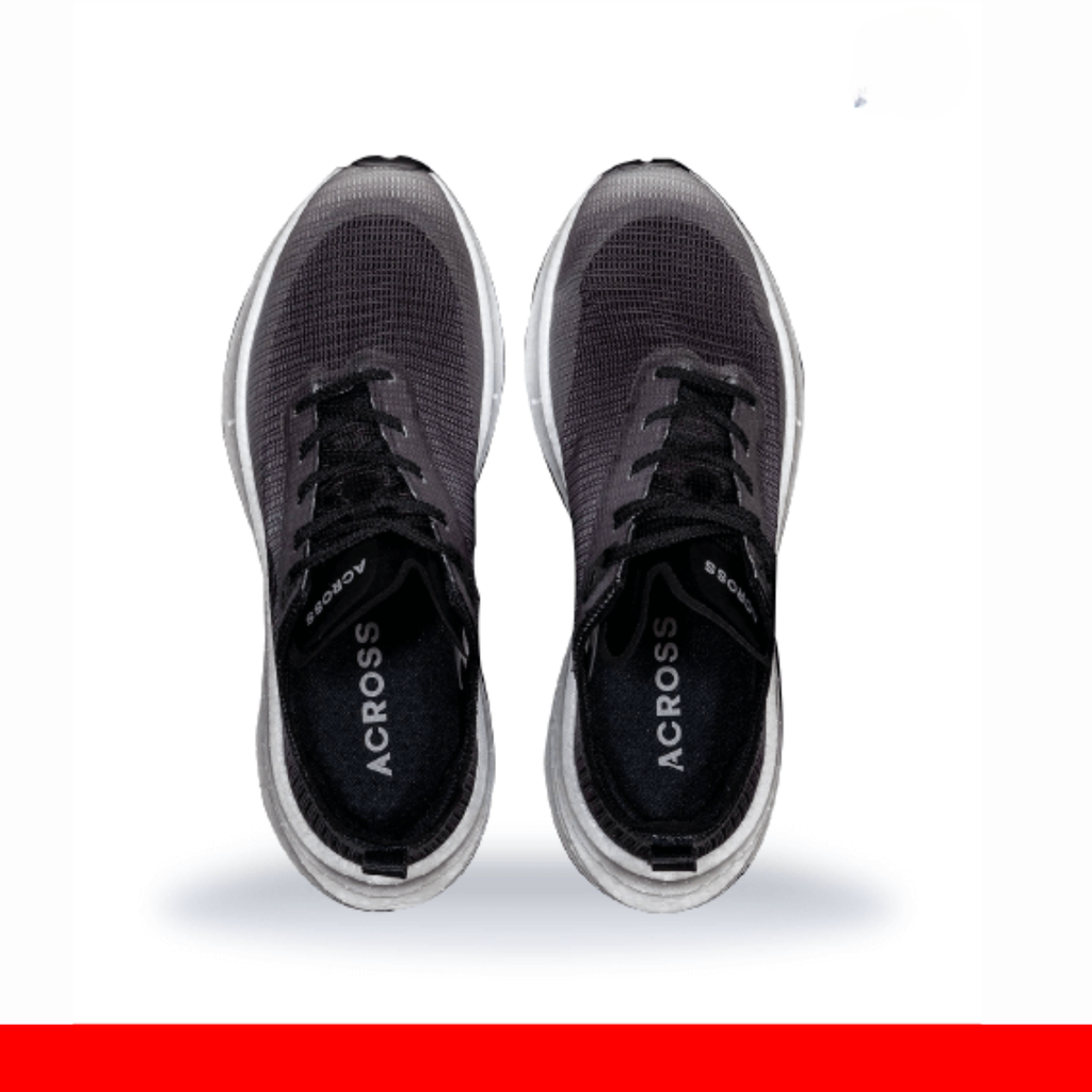 GIÀY CHẠY BỘ JUST RUN BM68 MÀU ĐEN XÁM