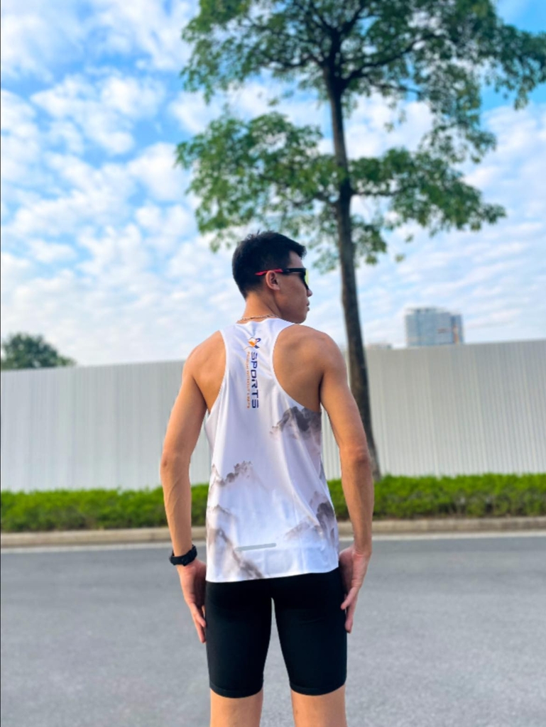 ÁO CHẠY BỘ THIẾT KẾ HOA ĐÀO XSPORTS MS340