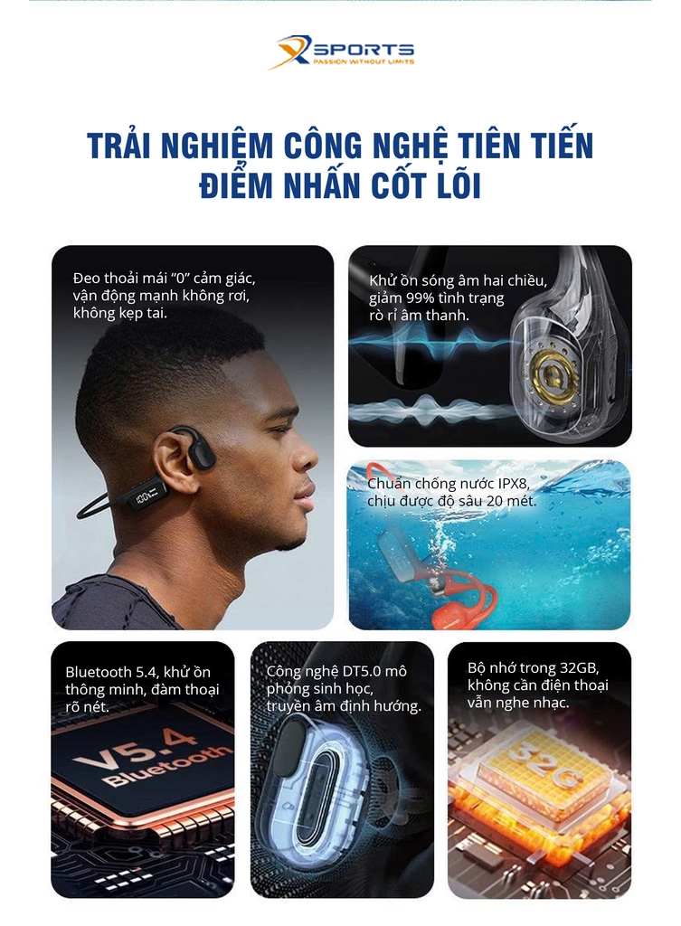 Tai nghe dẫn truyền xương MS380