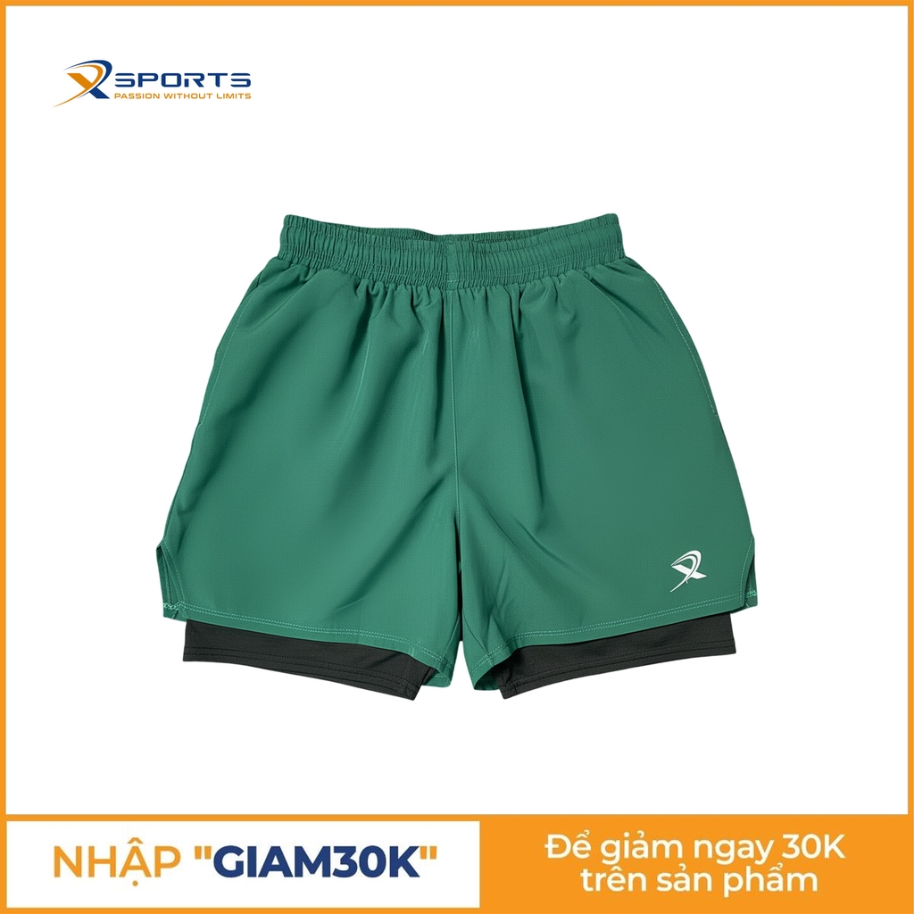 Quần chạy bộ hai lớp dành cho nam Xsports MS388