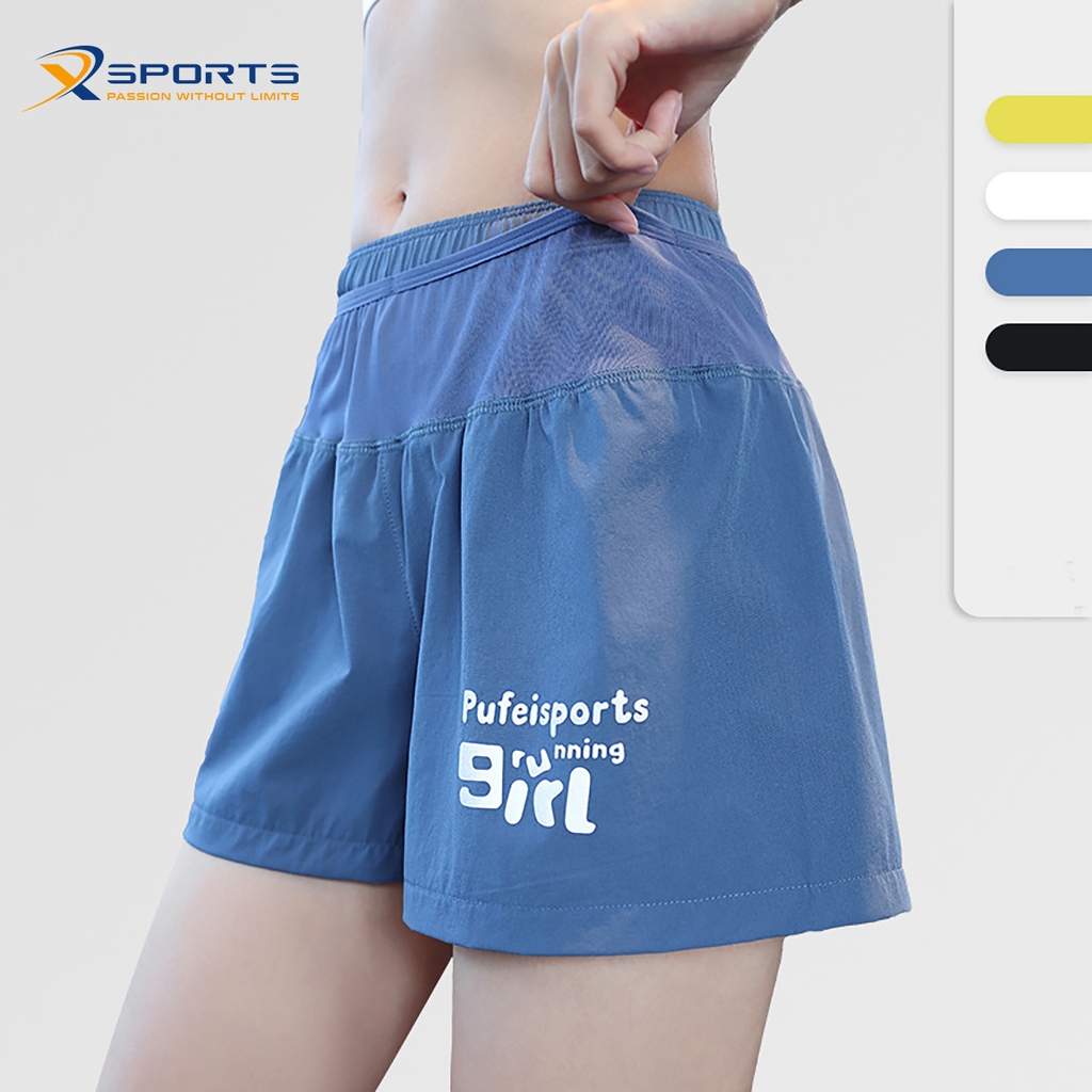 QUẦN ĐÙI CHẠY BỘ MÙA HÈ 2 LỚP THOÁNG KHÍ, NHANH KHÔ - MS297