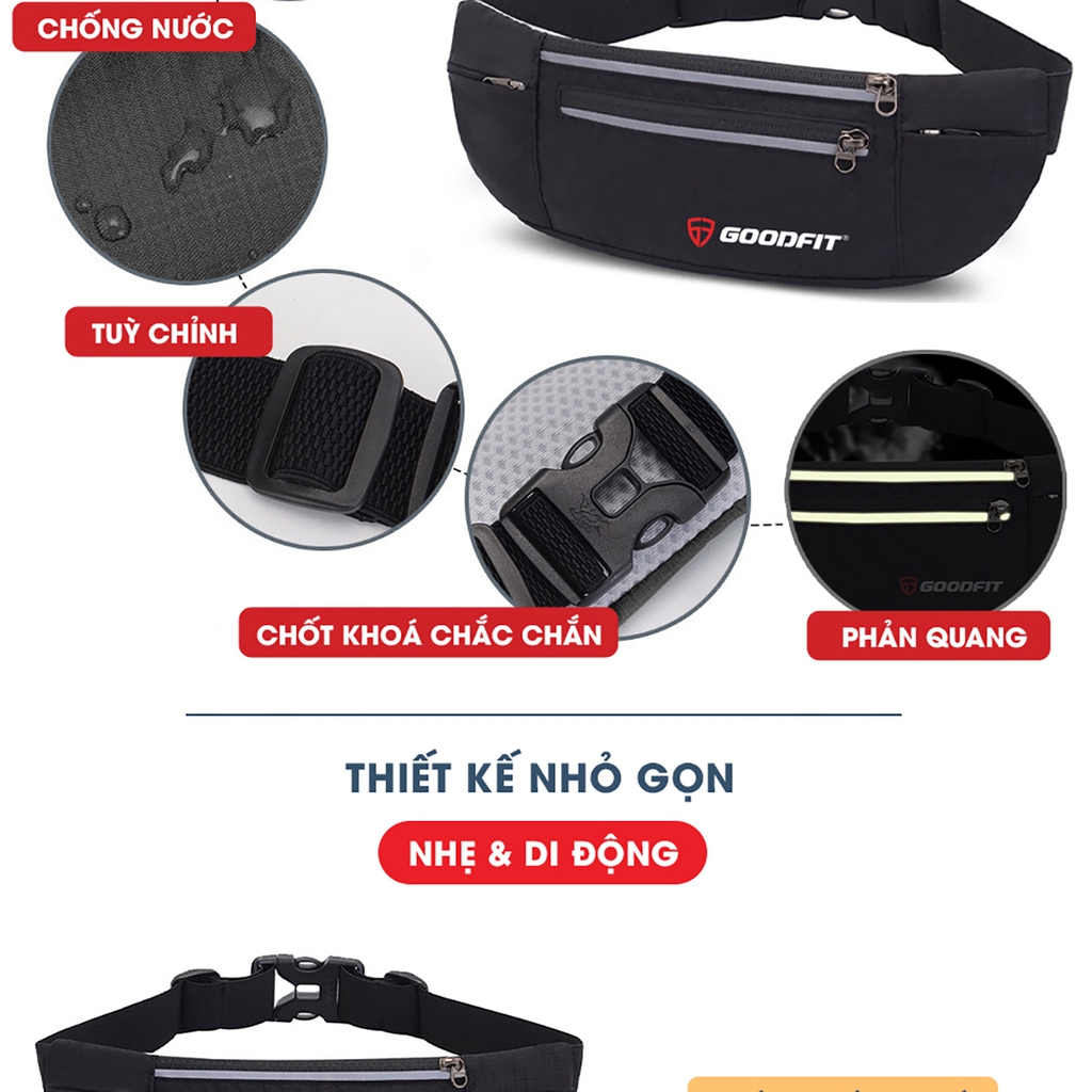 TÚI ĐEO HÔNG CHẠY BỘ CÓ ĐỰNG NƯỚC GOODFIT - MS234