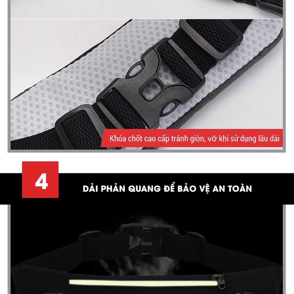 TÚI ĐEO HÔNG CHẠY BỘ CÓ ĐỰNG NƯỚC GOODFIT - MS234