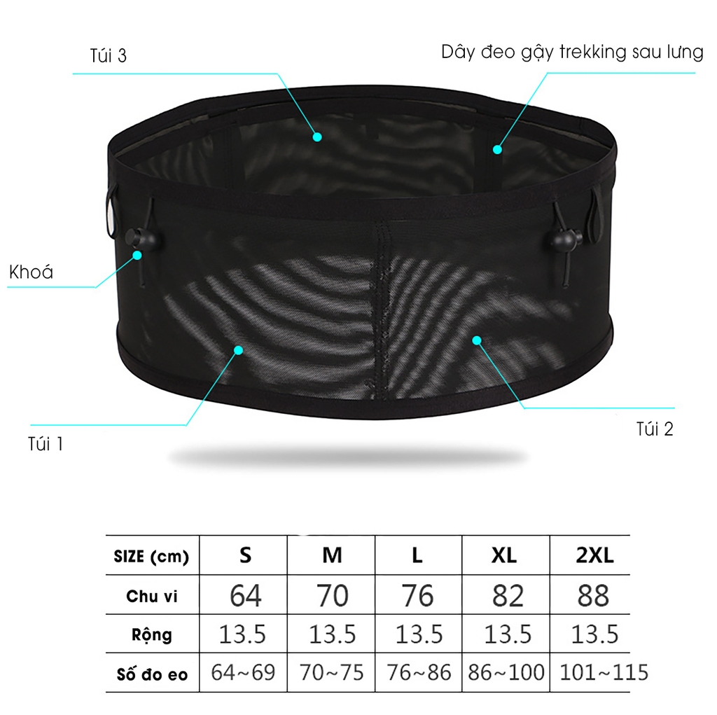 BELT CHẠY BỘ THỂ THAO ĐA NĂNG, SỨC CHỨA LỚN ĐÀN HỒI MS108