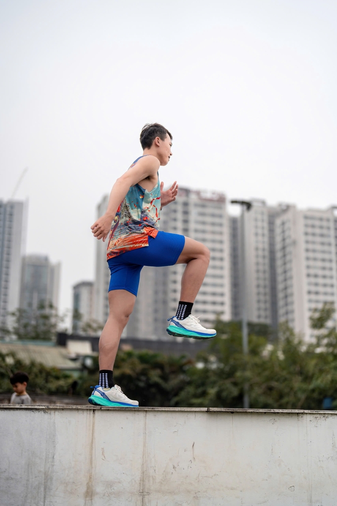 COMBO XFASTER 2:  ÁO XANH + QUẦN XANH (TẶNG ĐAI CHẠY BỘ)
