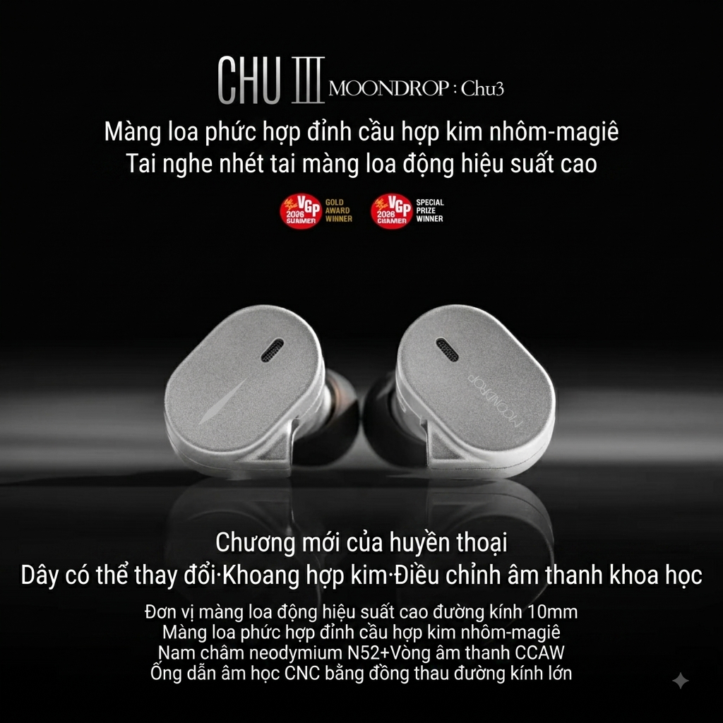 [Order] Tai nghe Moondrop Chu 3