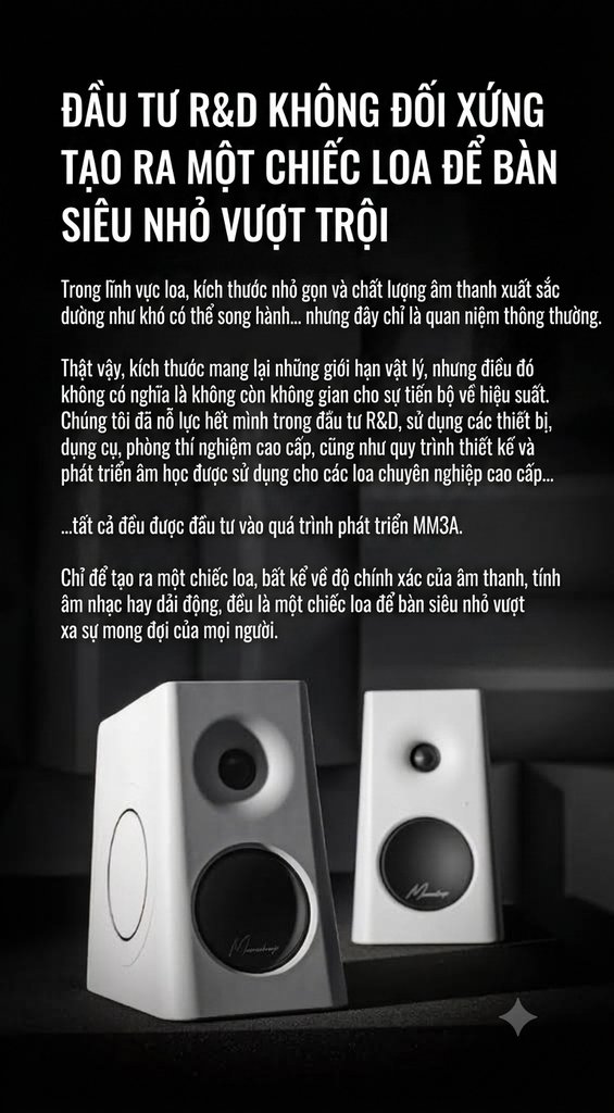 [Order] Loa để bàn Hi-Fi Moondrop MM3A