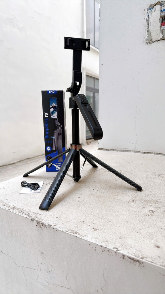 [ Order ] GẬY TRIPOD AI C12 (Kéo dài 180cm, bằng nhôm)