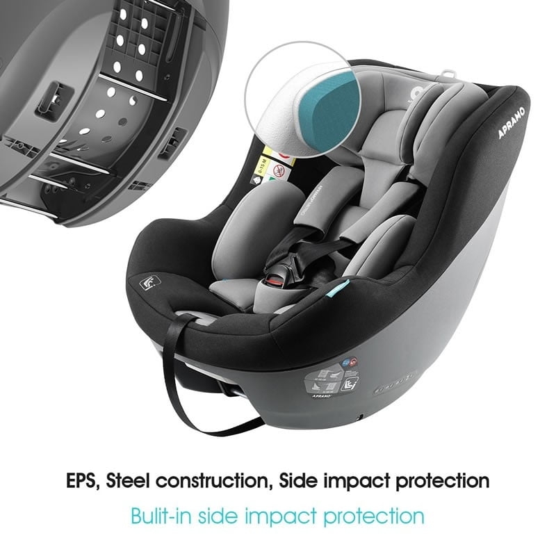 [Ghế trẻ em] Thương hiệu APRAMO METRO HUB ( Anh Quốc ) – Xoay 360°, khoá ISOFIX