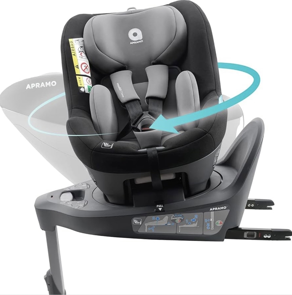[Ghế trẻ em] Thương hiệu APRAMO METRO HUB ( Anh Quốc ) – Xoay 360°, khoá ISOFIX