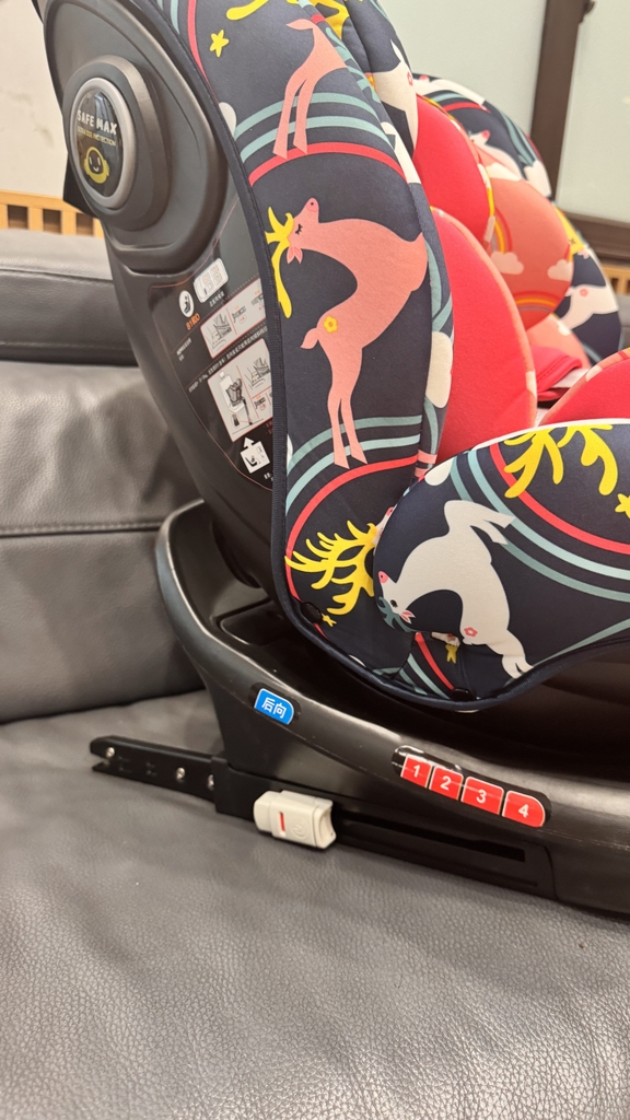 [Ghế trẻ em] Thương hiệu POPMAX HOORAY (UK ) – Xoay 360°, khoá iSOFIX, có chân chống, trẻ 0-12 tuổi