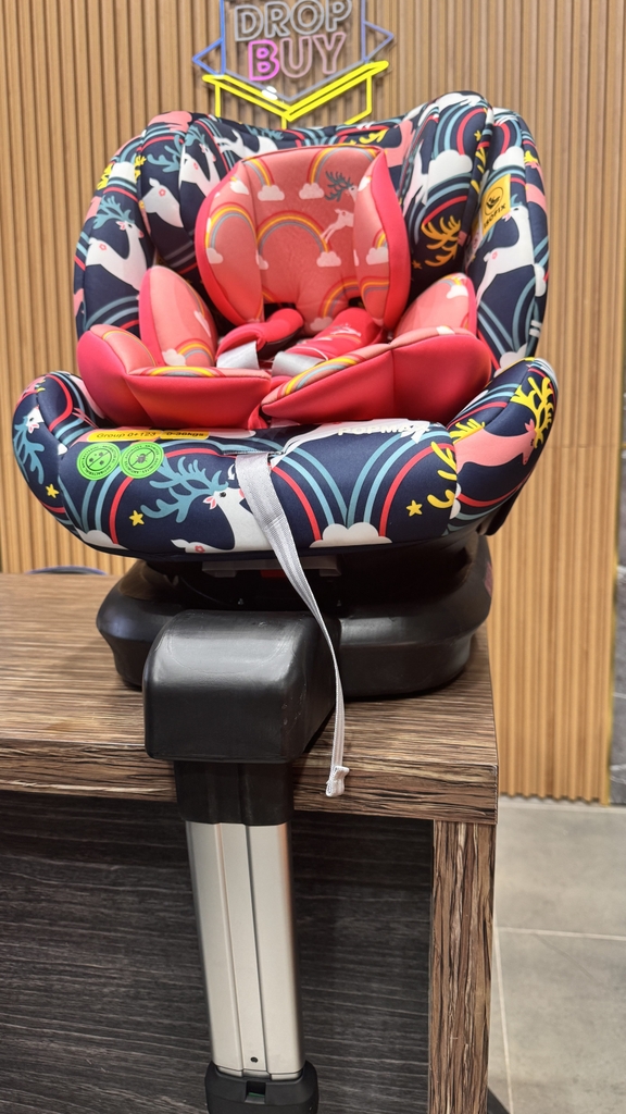 [Ghế trẻ em] Thương hiệu POPMAX HOORAY (UK ) – Xoay 360°, khoá iSOFIX, có chân chống, trẻ 0-12 tuổi