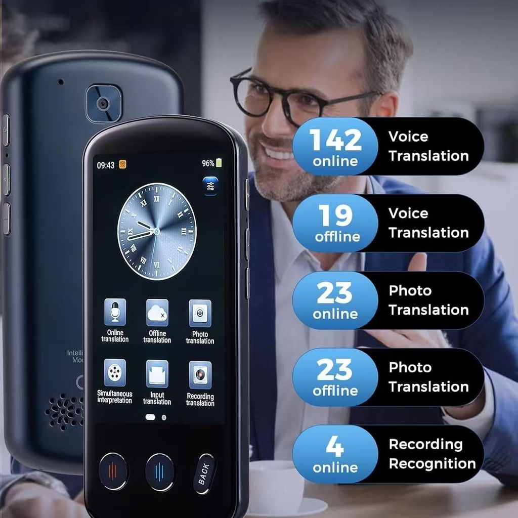 [Order] Máy phiên dịch P60, tích hợp AI, phiên dịch thời gian thực (Kho đối tác)