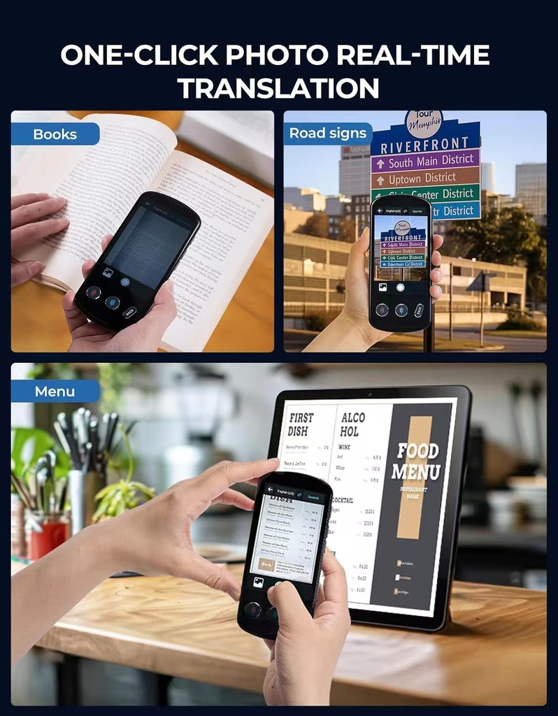 [Order] Máy phiên dịch P60, tích hợp AI, phiên dịch thời gian thực (Kho đối tác)