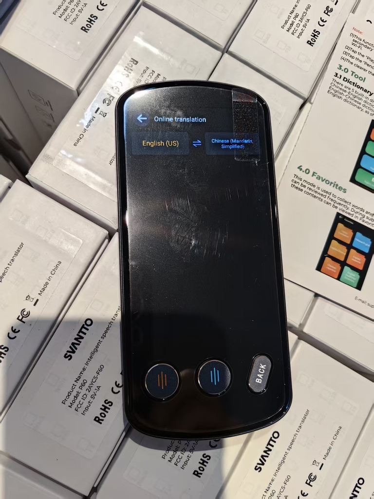 [Order] Máy phiên dịch P60, tích hợp AI, phiên dịch thời gian thực (Kho đối tác)