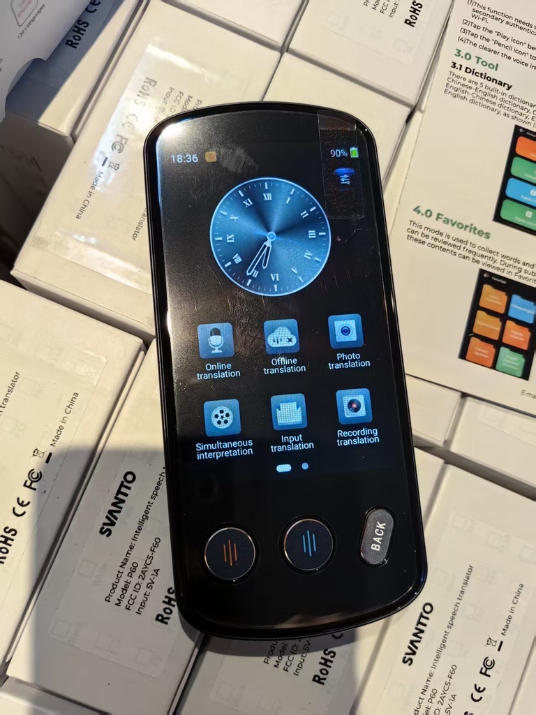 [Order] Máy phiên dịch P60, tích hợp AI, phiên dịch thời gian thực (Kho đối tác)