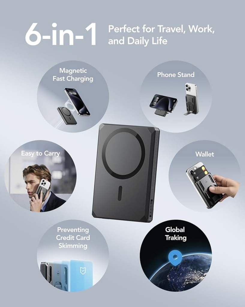 [Instock] PIN DỰ PHÒNG MAGSAFE TÍCH HỢP ĐỊNH VỊ FIND MY APPLE (Kho đối tác)