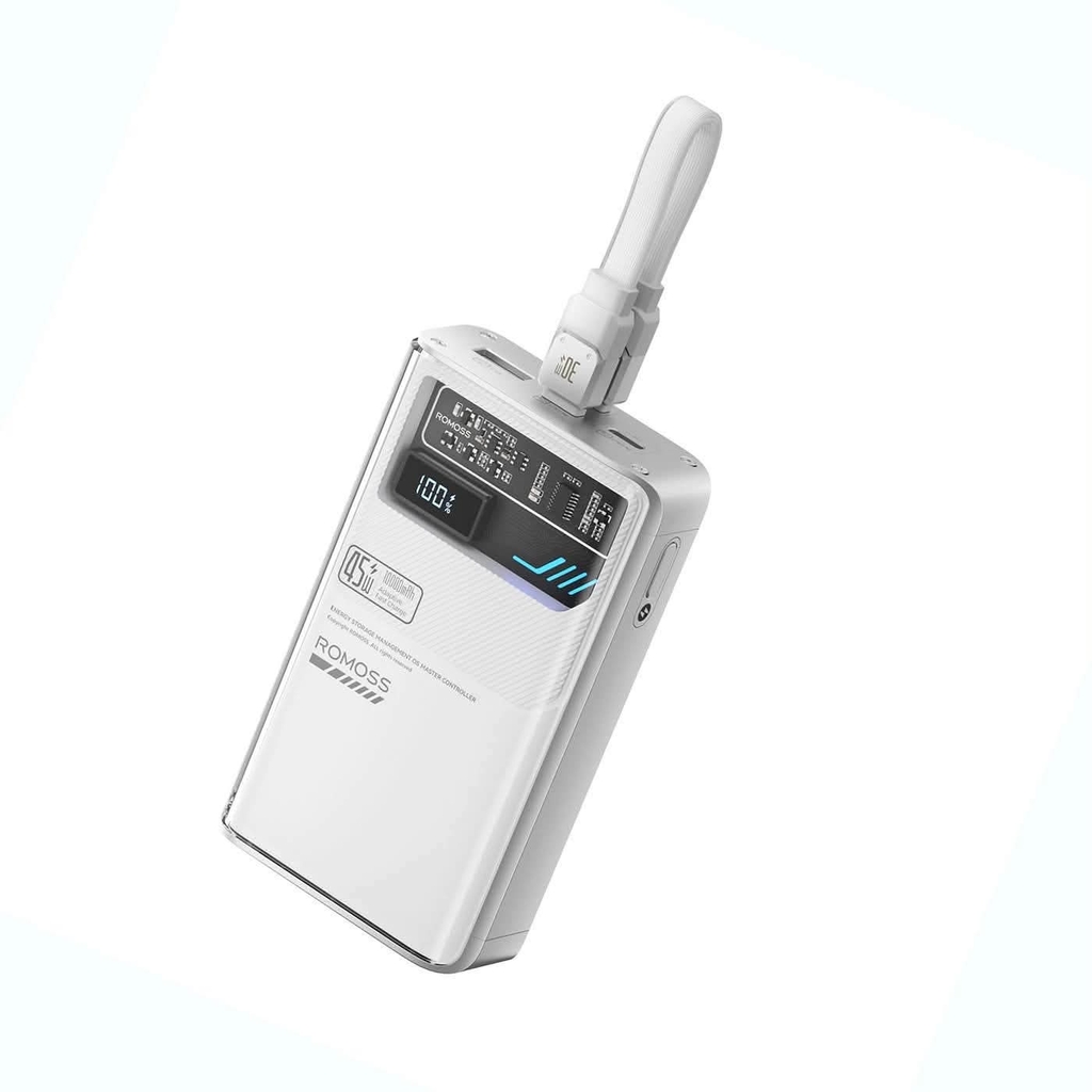 [Instock] ROMOSS SENSE 4X 10.000MAH 45W, THIẾT KẾ CỰC ĐẸP (Kho đối tác)