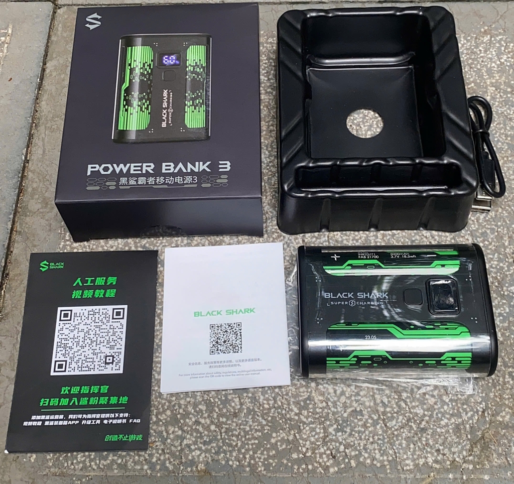 [Instock] PIN DỰ PHÒNG BLACK SHARK 3 10.000MAH 22.5W, LÕI 21700 (Kho đối tác)
