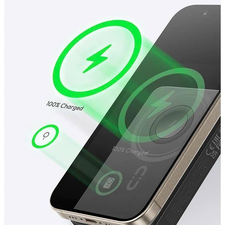 [Instock] PIN DỰ PHÒNG ROMOSS MAGSAFE 10.000MAH 30W, SẠC ĐƯỢC IPOD, SMARTWATCH (Kho đối tác)
