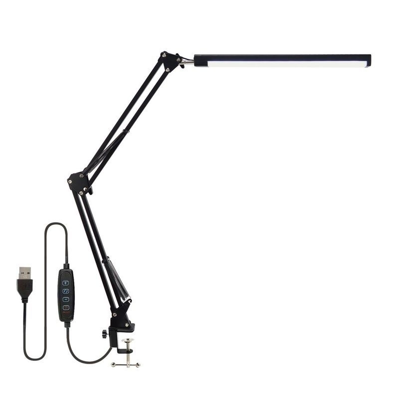 [Instock] ĐÈN KẸP BÀN THÂN GẬP 3 GÓC ĐIỀU CHỈNH ĐA HƯỚNG, SỬ DỤNG ĐA NĂNG (Kho đối tác)