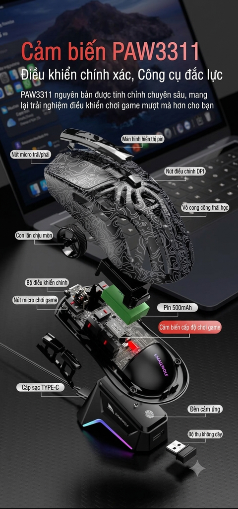 [Order]  Chuột gaming Smalwolf M8 - Đã đóng ngày 28/09/2026
