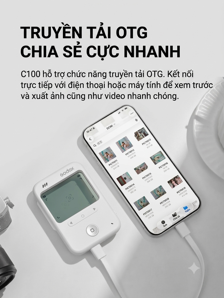 [Order] Máy ảnh compact Godox C100