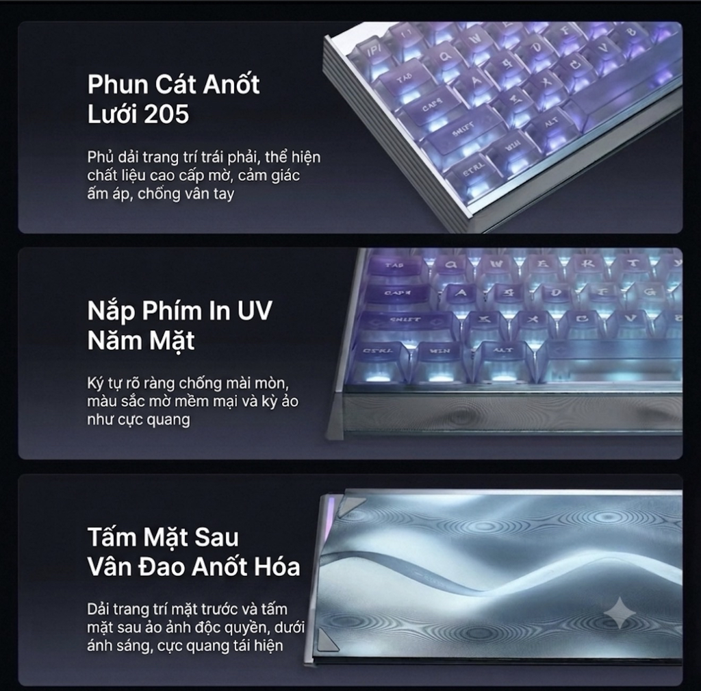 [ Order ] Combo phím chuột IPI Aurora