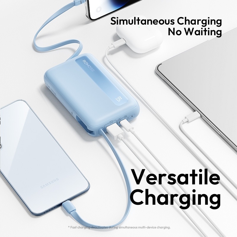 [Instock] Sạc dự phòng Romoss 10.000-20.000mAh -22.5w, hàng bỏ mã, có lỗi ngoại quan(Kho đối tác)