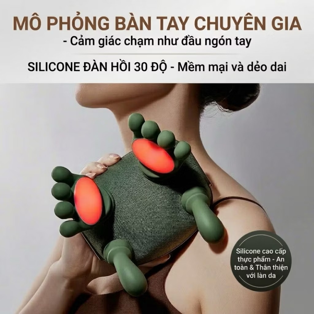 [ Order ] MÁY MASSAGE CỔ VAI GÁY HÌNH BÀN TAY