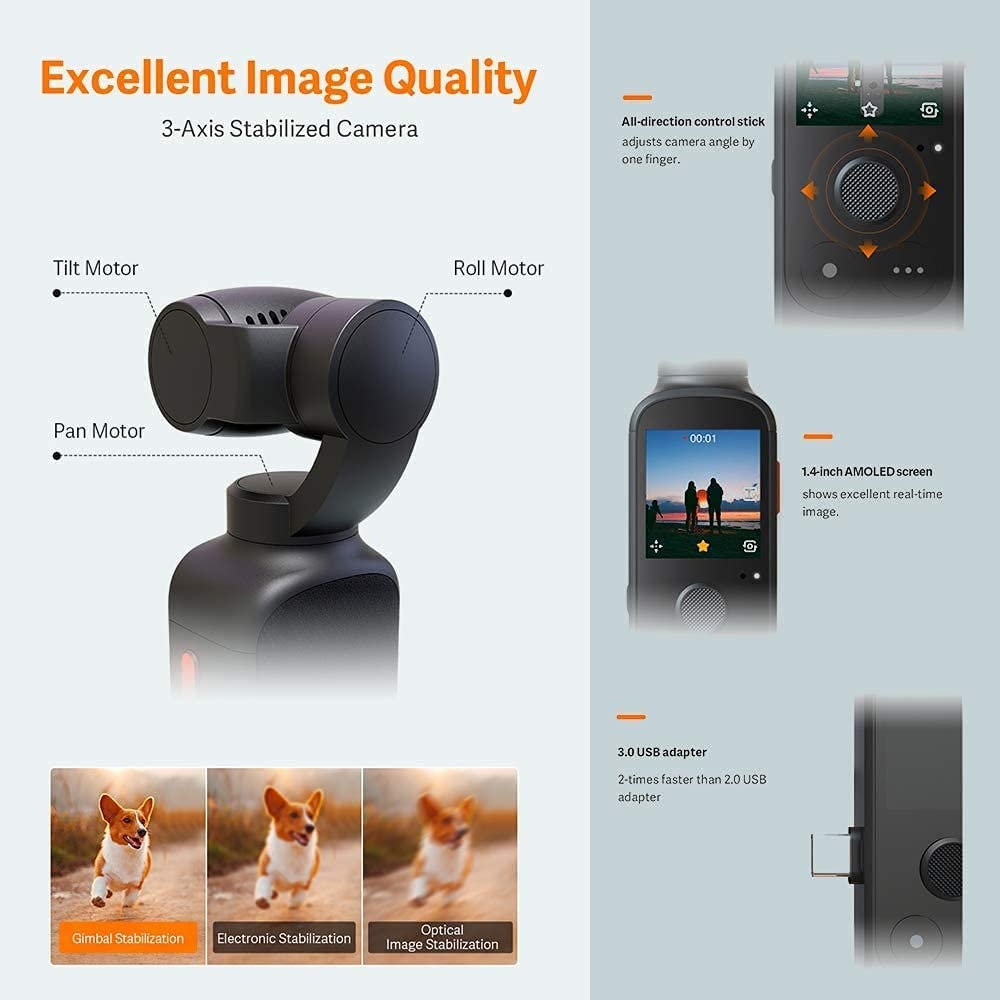 [Order] CAMERA 90FUN Capture 1, có chống rung, quay 4k