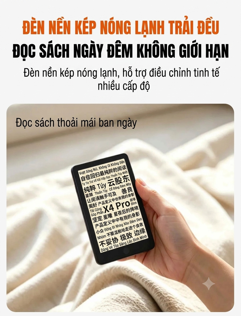 [Order] Máy đọc sách Xteink X4 Pro