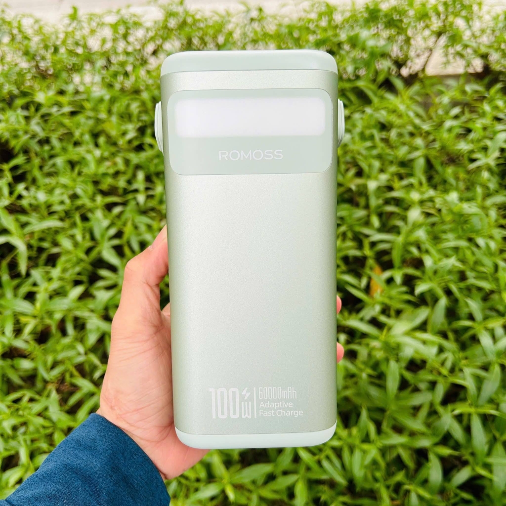 [Instock] Pin dự phòng ROMOSS PMT60 60.000mah 100w - Lõi pin sắt (Kho đối tác)