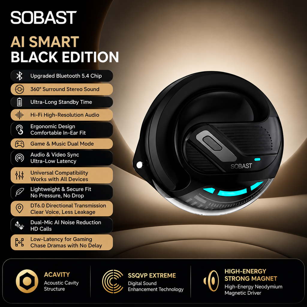 [Instock] Tai nghe dịch thuật Bluetooth T26, có AI (Kho đối tác)
