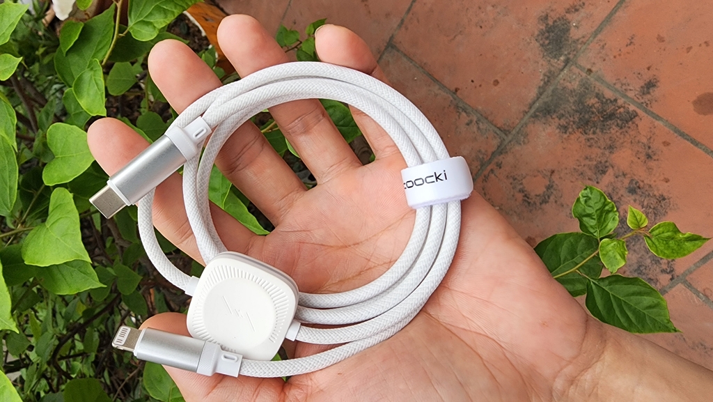 [Instock] Cáp sạc TOOCKI C to L, có kèm sạc Apple Watch (Kho đối tác)
