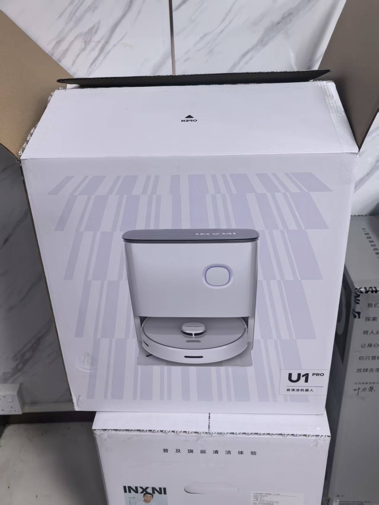 [Instock] Robot INXNI U1 PRO - Hút bụi, lau nhà, tự giặt giẻ - Có Tiếng Việt (Kho đối tác)