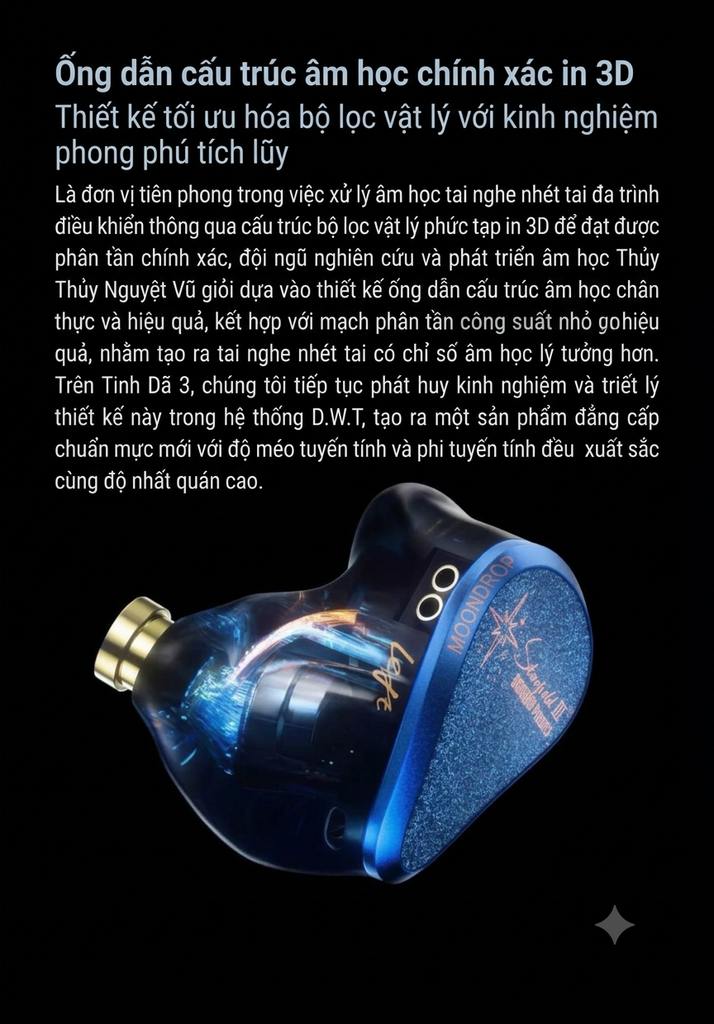 [Order] MOONDROP STARFIELD III D.W.T – TAI NGHE HI-FI DRIVER KÉP