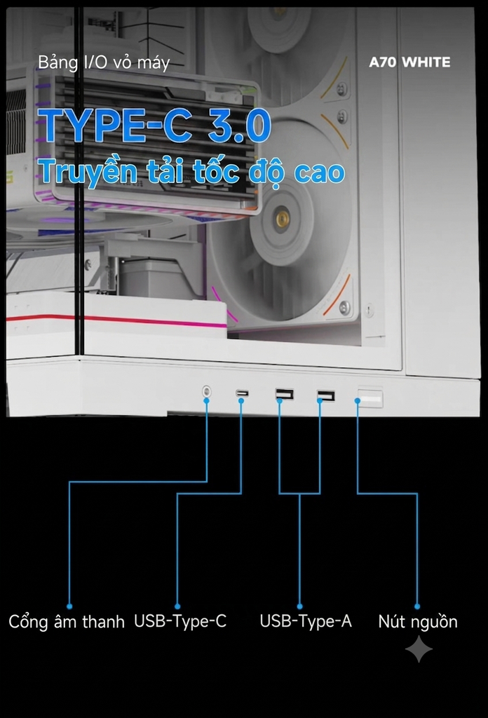 [Order] Vỏ case THERMALRIGHT A70 VISION – FULL TOWER