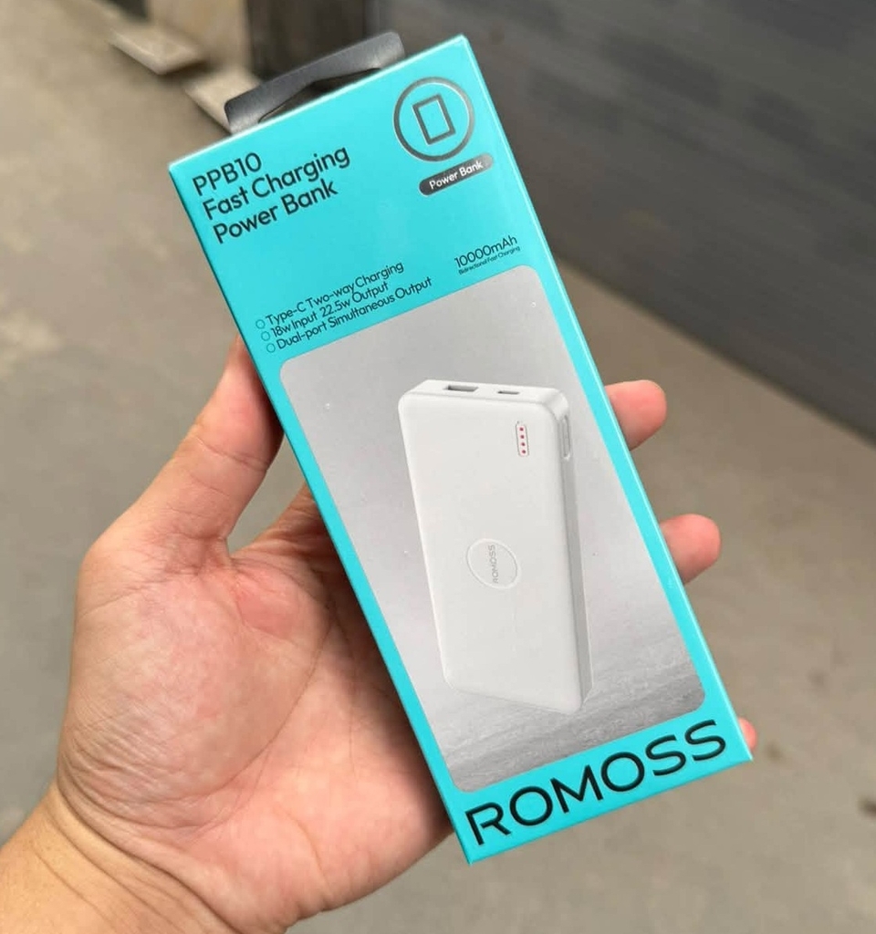 [Instock] PIN DỰ PHÒNG ROMOSS 10.000MAH (Kho đối tác)